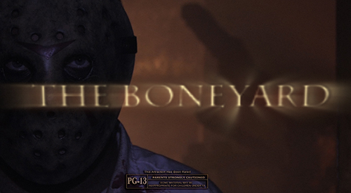 Boneyard movie trailer still - Texas Haunted Houses.