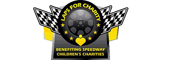 Texas Motor Speedway. Laps for Charity logo.